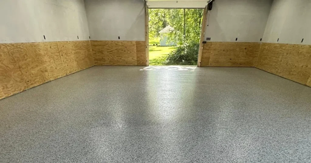 Epoxy Garage Flooring Installed